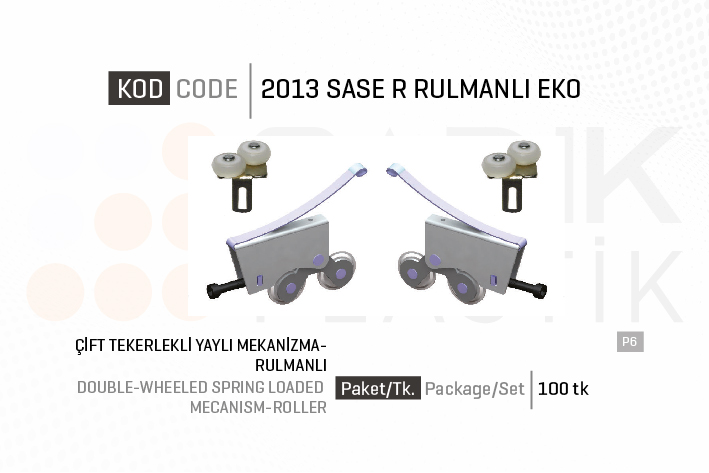 2013 SASE R RULMANLI EKO